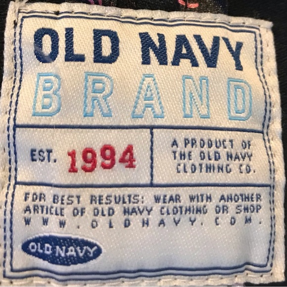 Old Navy Black and Floral Loop Buttons  Pockets Jacket Size XL.  Super cute lin - Picture 8 of 10